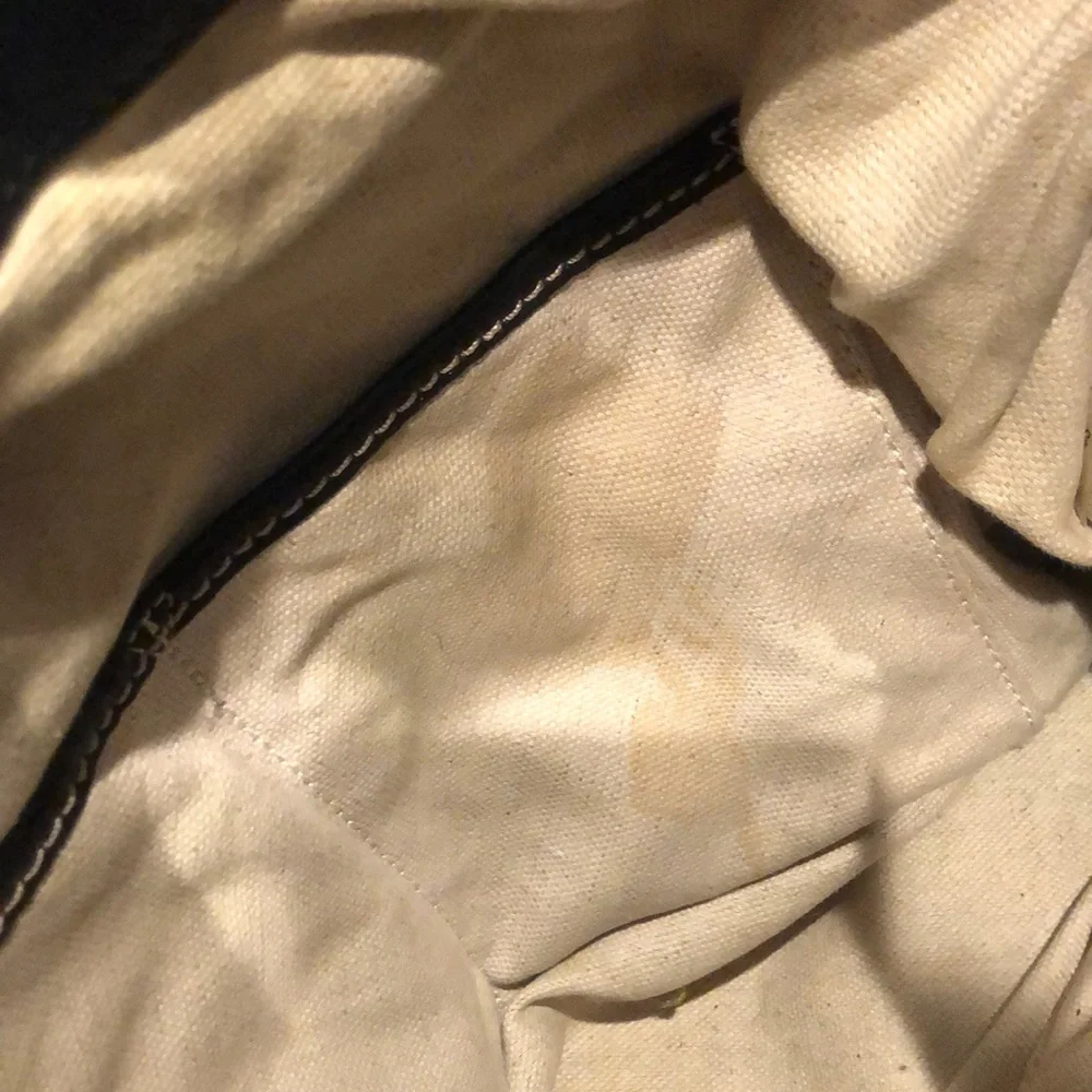 Michael Kors Black Leather Hobo Bag with Contrast Stitching